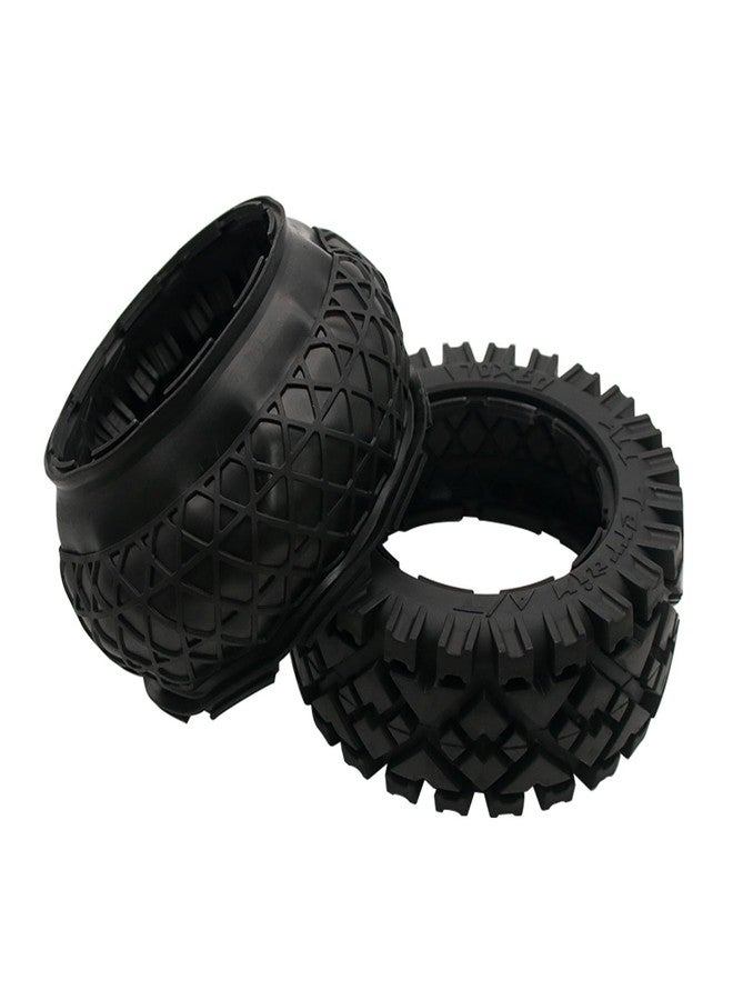 FLMLF All Terrain Wheel Tires Front Tyre Skin for 1/5 HPI ROFUN BAHA ROVAN KM Baja 5B SS Buggy Truck Rc Car Parts - Image 3
